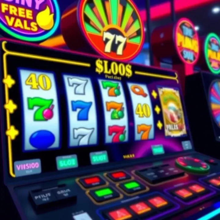 Online pokies interface displaying colorful reels with various symbols